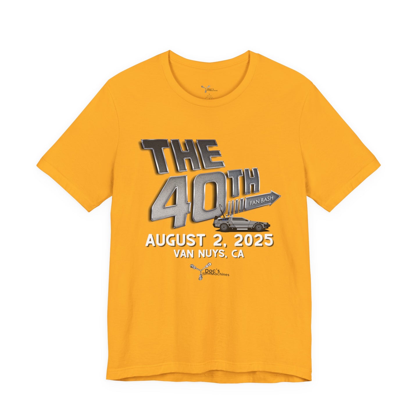 40th Anniversary Fan Bash Celebration Unisex Jersey Short Sleeve Tee