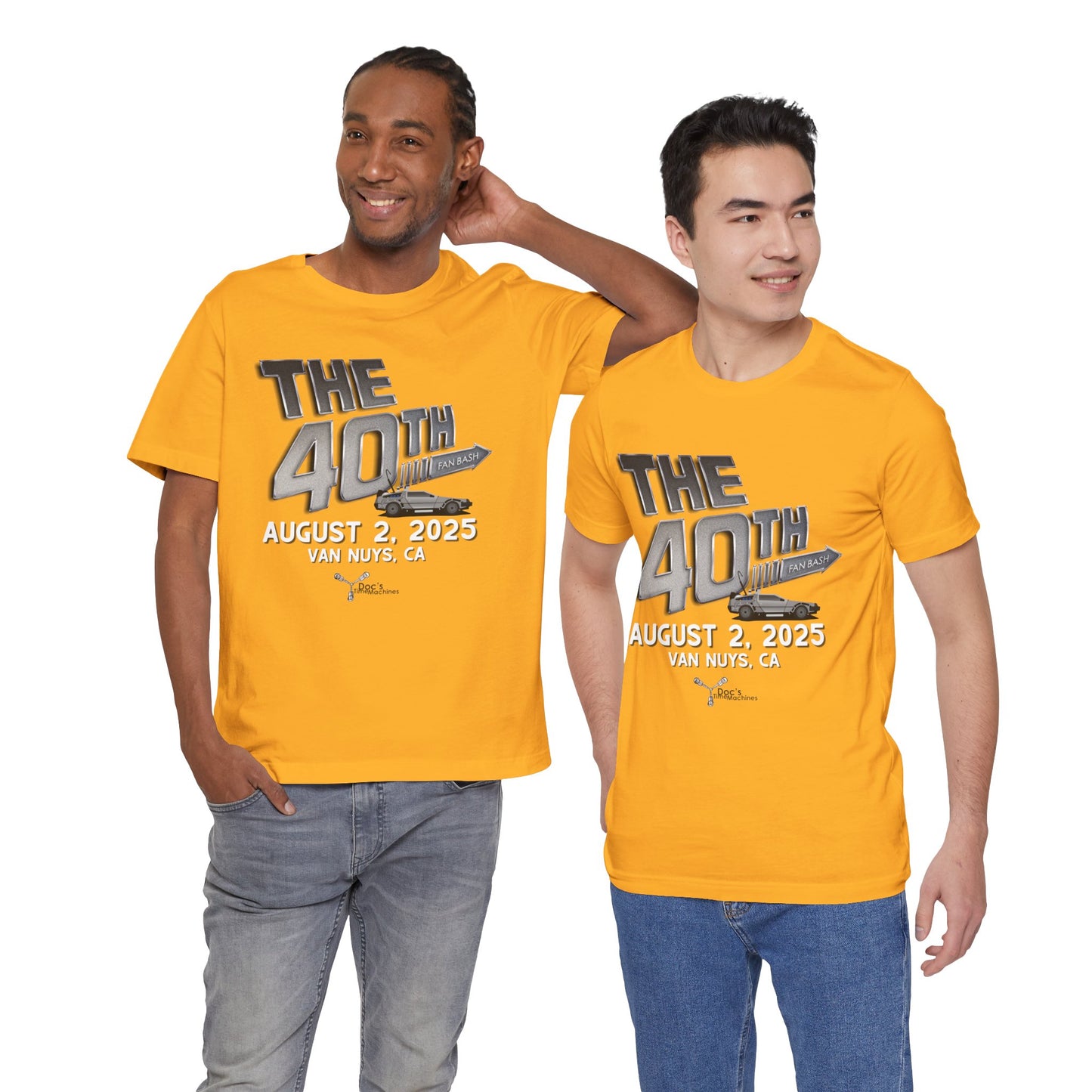 40th Anniversary Fan Bash Celebration Unisex Jersey Short Sleeve Tee