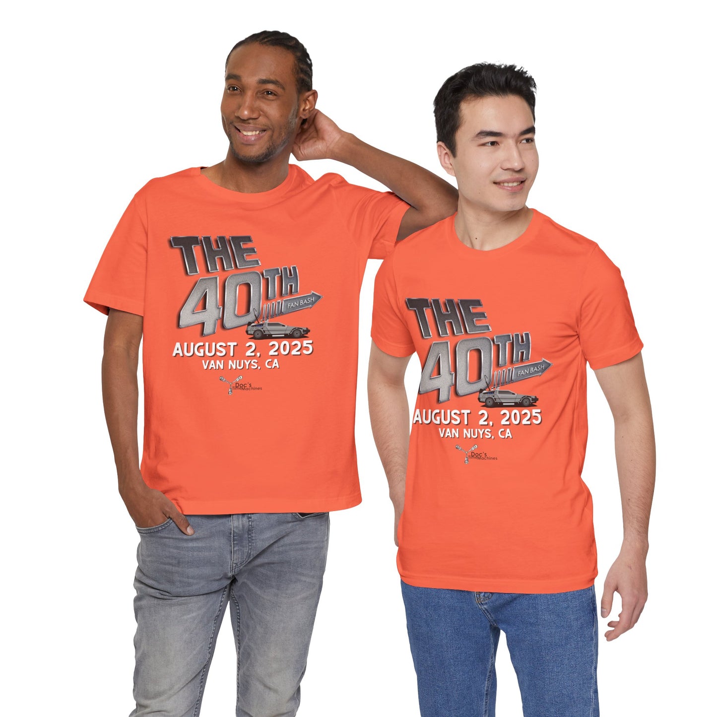 40th Anniversary Fan Bash Celebration Unisex Jersey Short Sleeve Tee