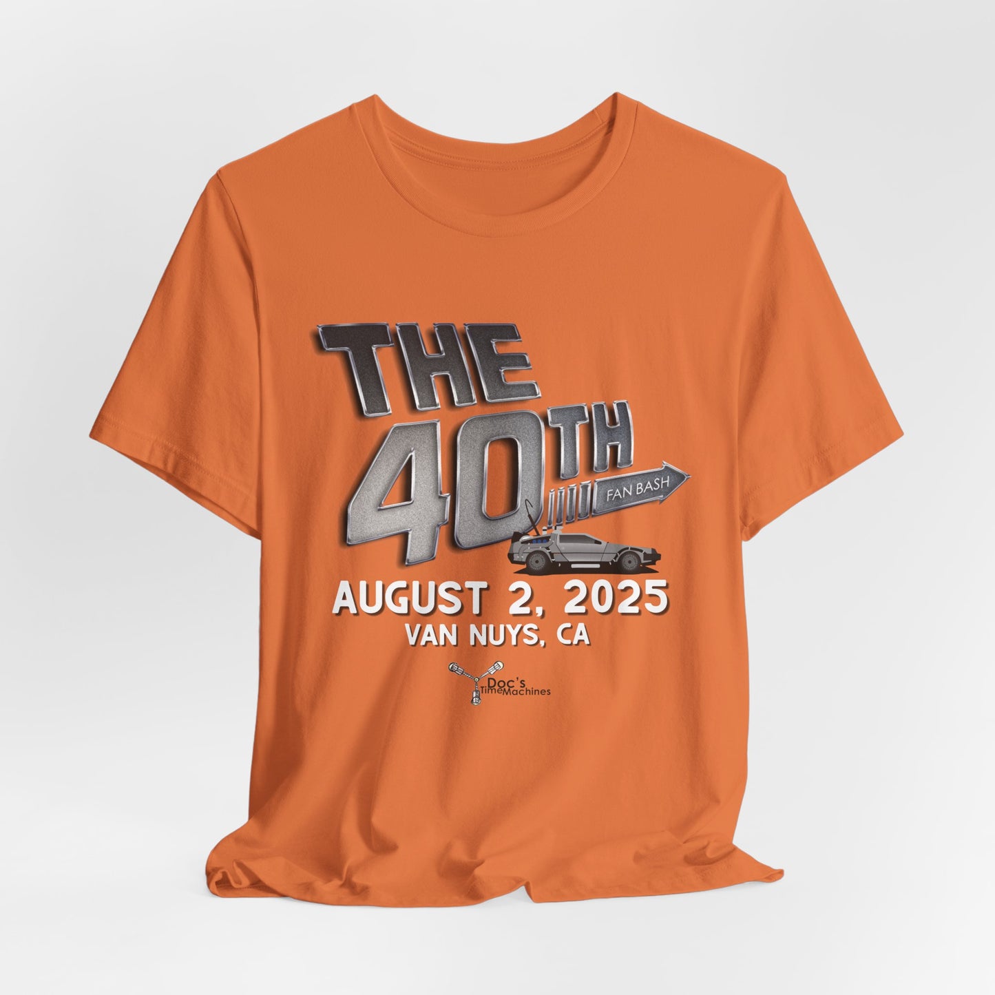 40th Anniversary Fan Bash Celebration Unisex Jersey Short Sleeve Tee