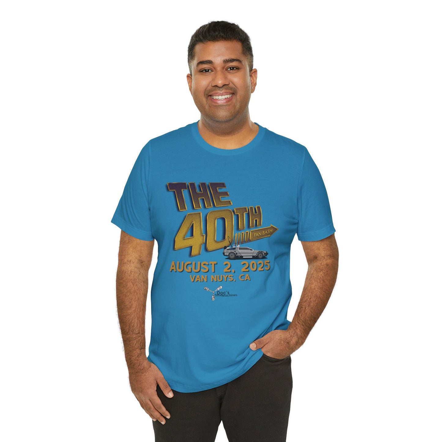 40th Anniversary Fan Bash Celebration Unisex Jersey Short Sleeve Tee