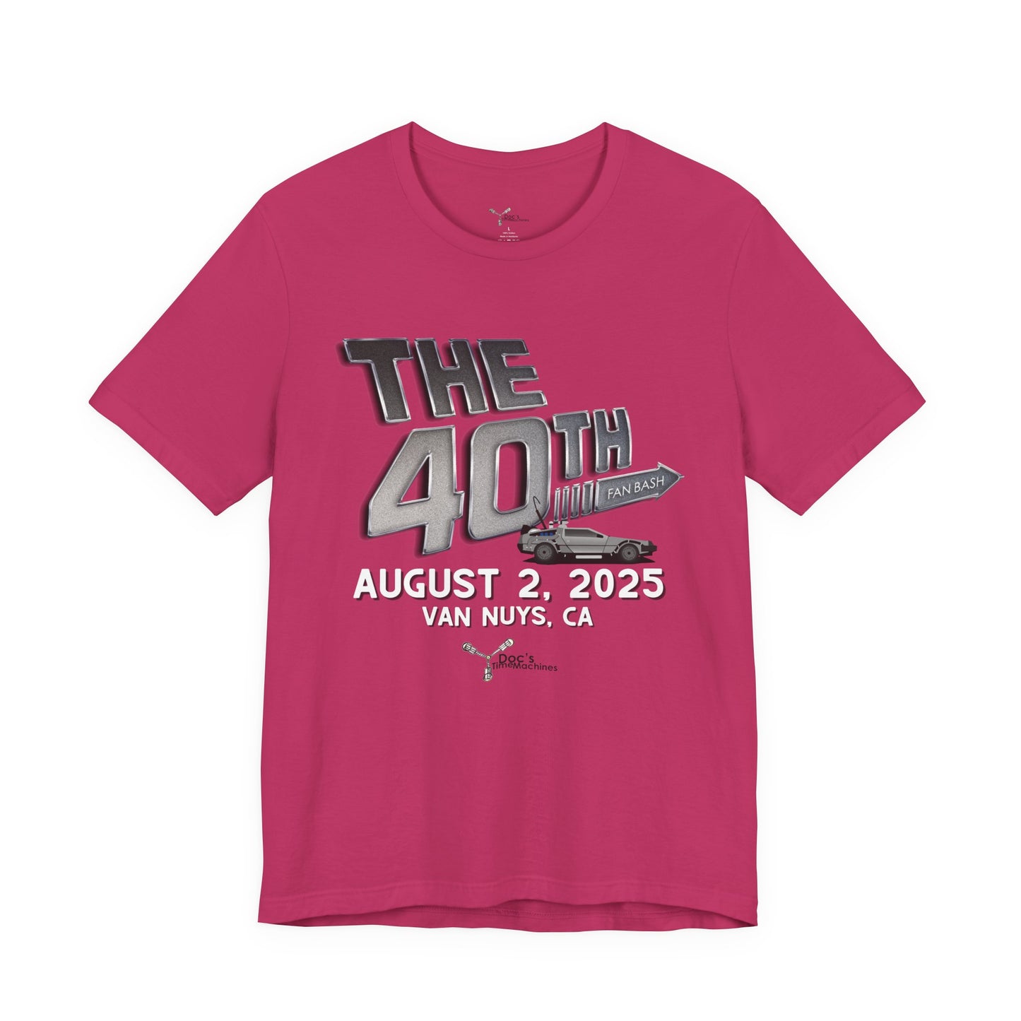 40th Anniversary Fan Bash Celebration Unisex Jersey Short Sleeve Tee