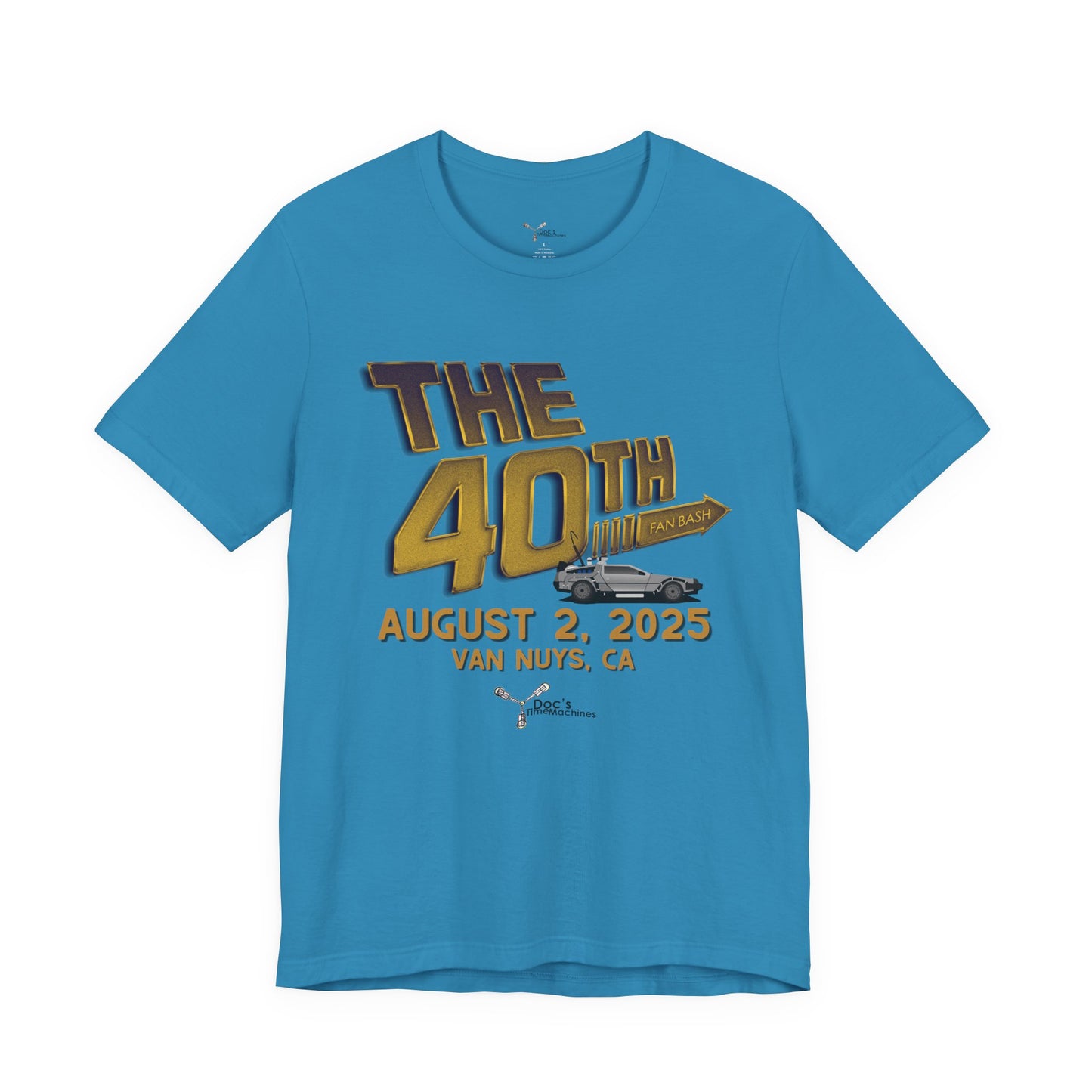 40th Anniversary Fan Bash Celebration Unisex Jersey Short Sleeve Tee