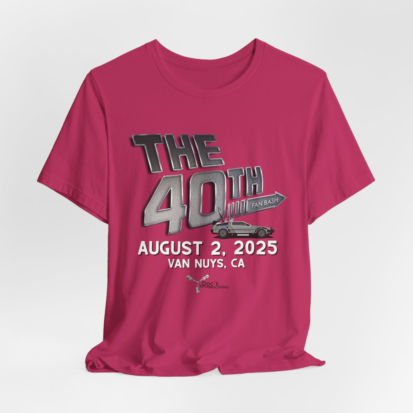 40th Anniversary Fan Bash Celebration Unisex Jersey Short Sleeve Tee