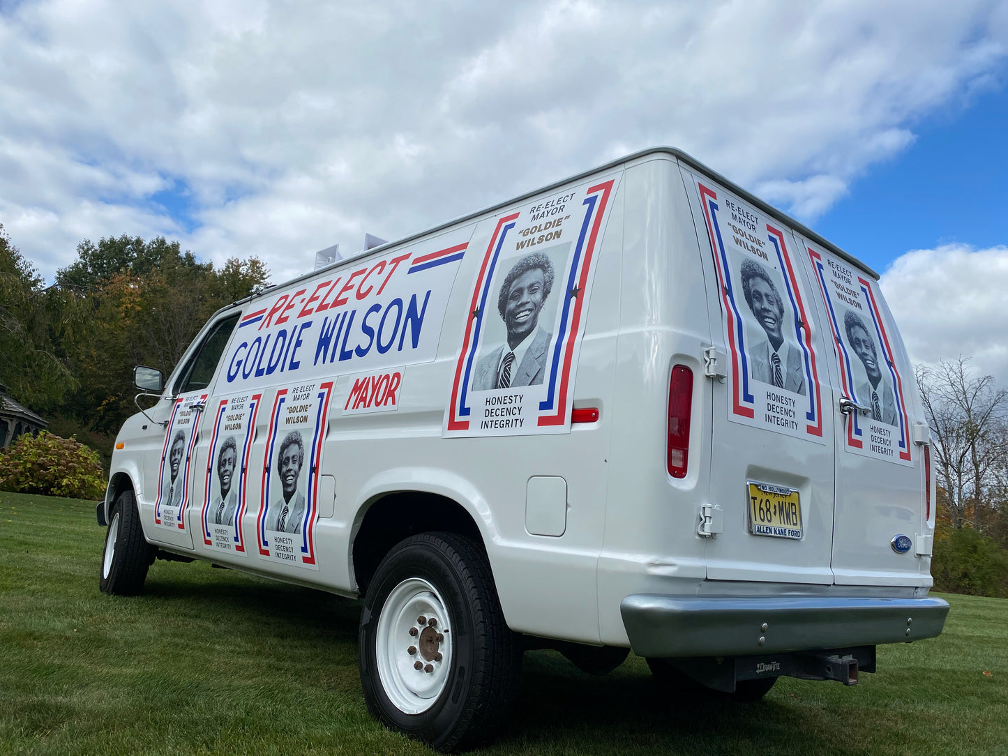 Rent the Goldie Wilson Van | One-of-a-Kind Tribute Vehicle