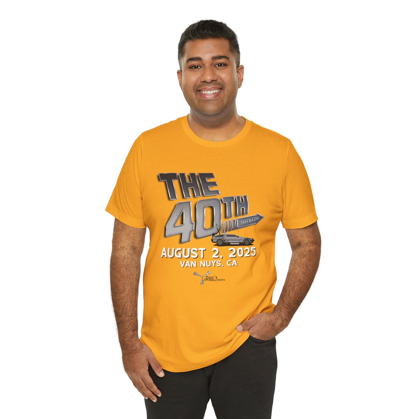 40th Anniversary Fan Bash Celebration Unisex Jersey Short Sleeve Tee