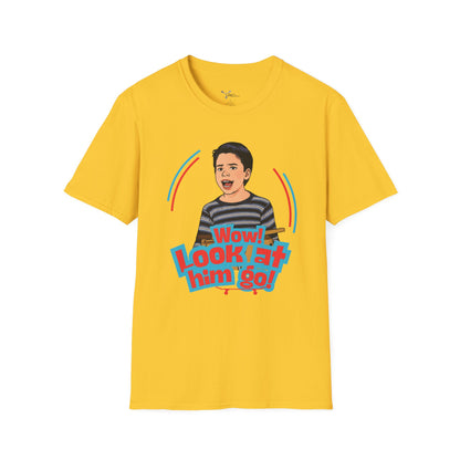 Wow, Look at Him Go! Skateboard Kid Tee