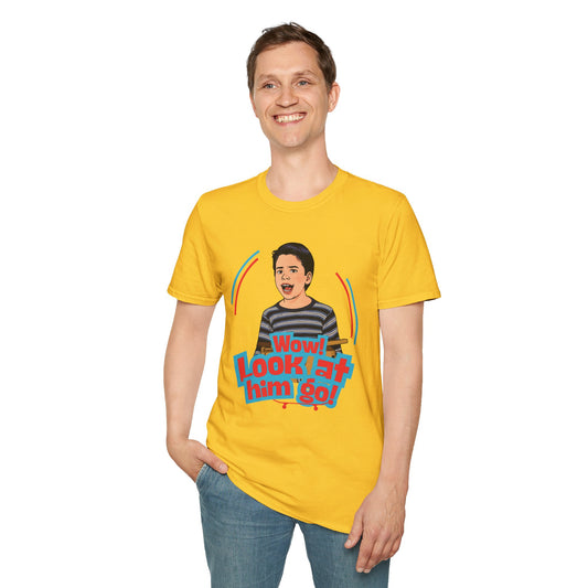 Wow, Look at Him Go! Skateboard Kid Tee