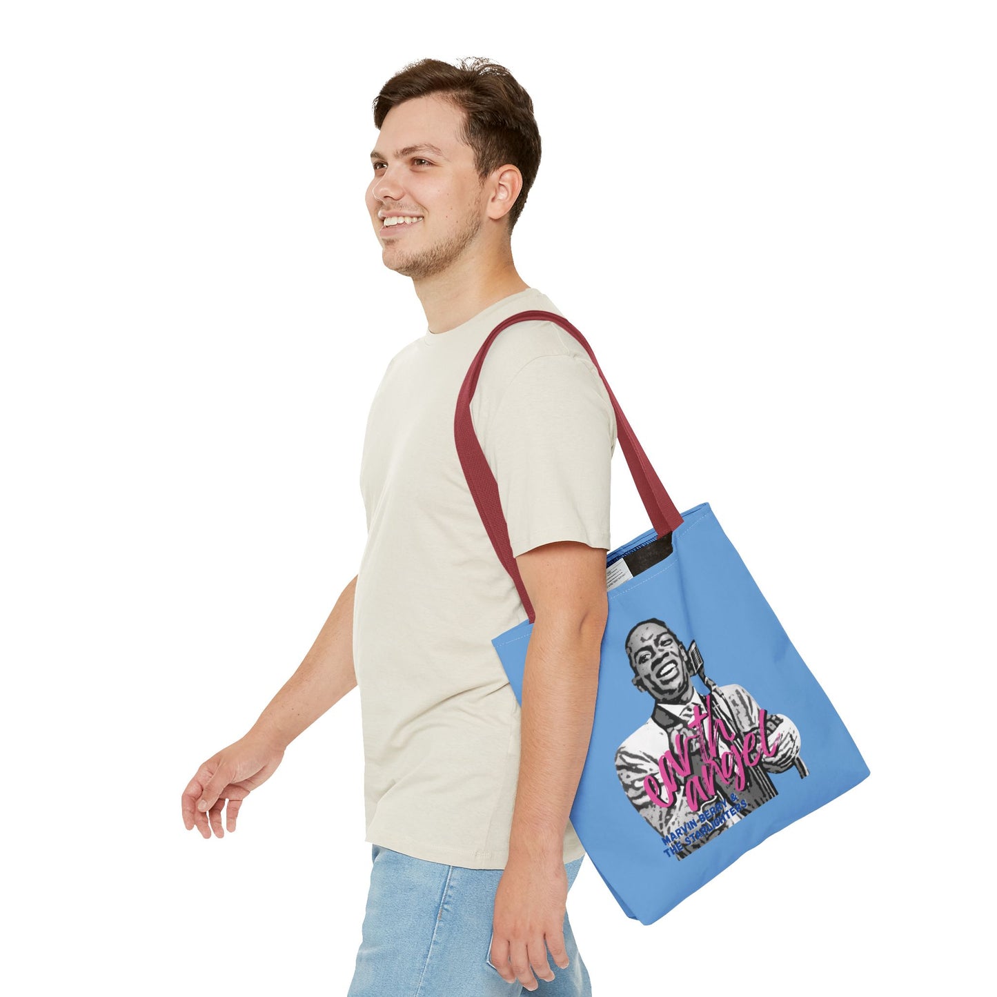 Marvin Berry 'Earth Angel' Tote Bag — Marvin Berry & the Starlighters Graphic Tote