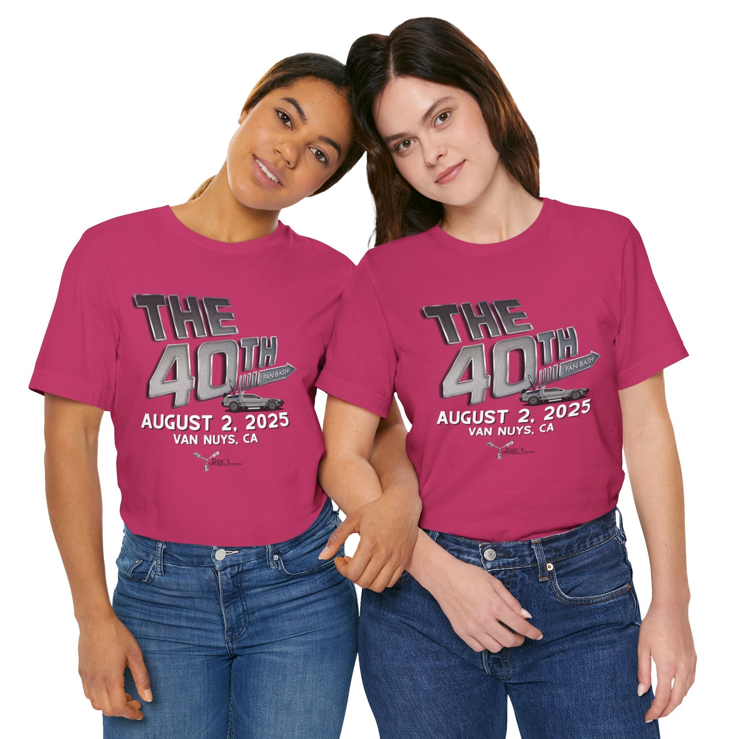 40th Anniversary Fan Bash Celebration Unisex Jersey Short Sleeve Tee