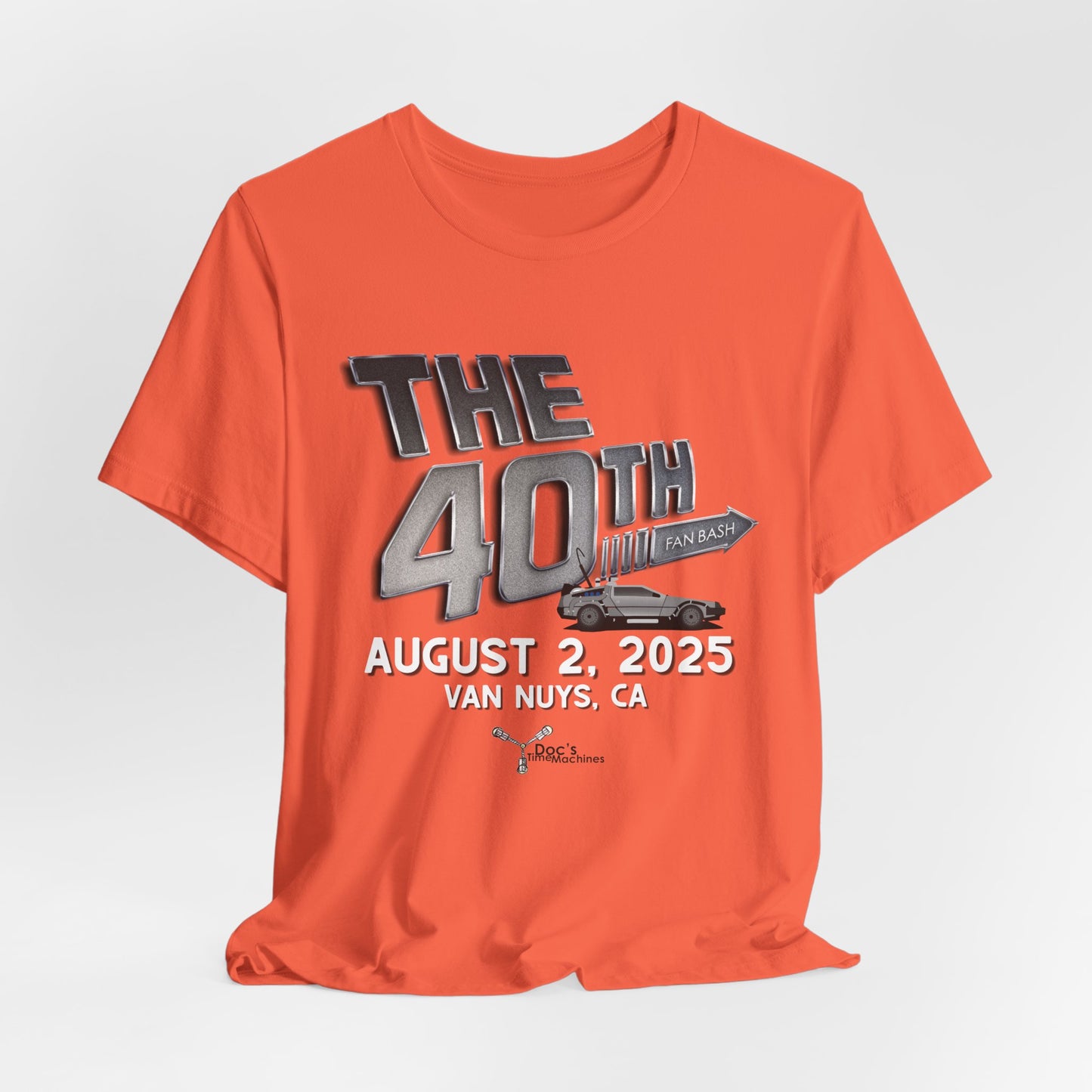 40th Anniversary Fan Bash Celebration Unisex Jersey Short Sleeve Tee