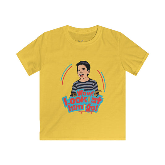 Wow, Look at Him Go! Skateboard Kid Tee