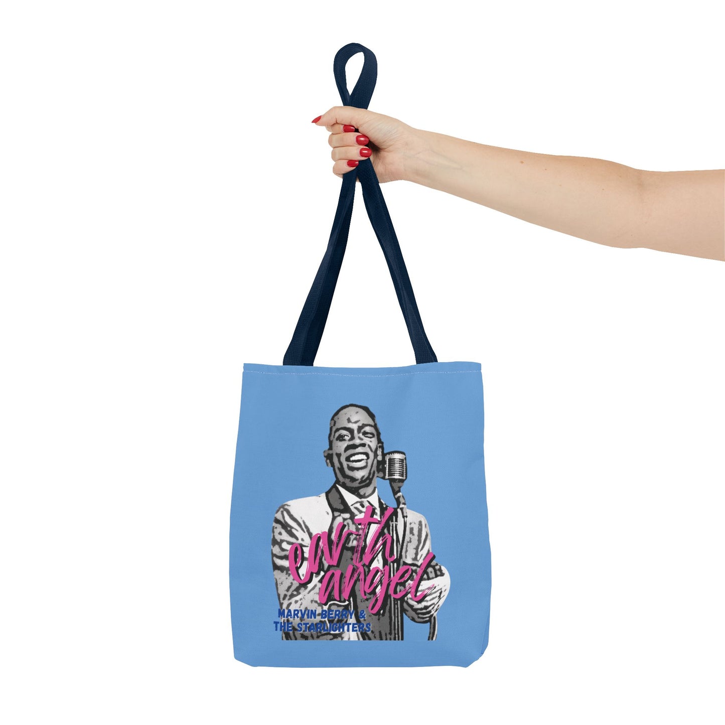 Marvin Berry 'Earth Angel' Tote Bag — Marvin Berry & the Starlighters Graphic Tote