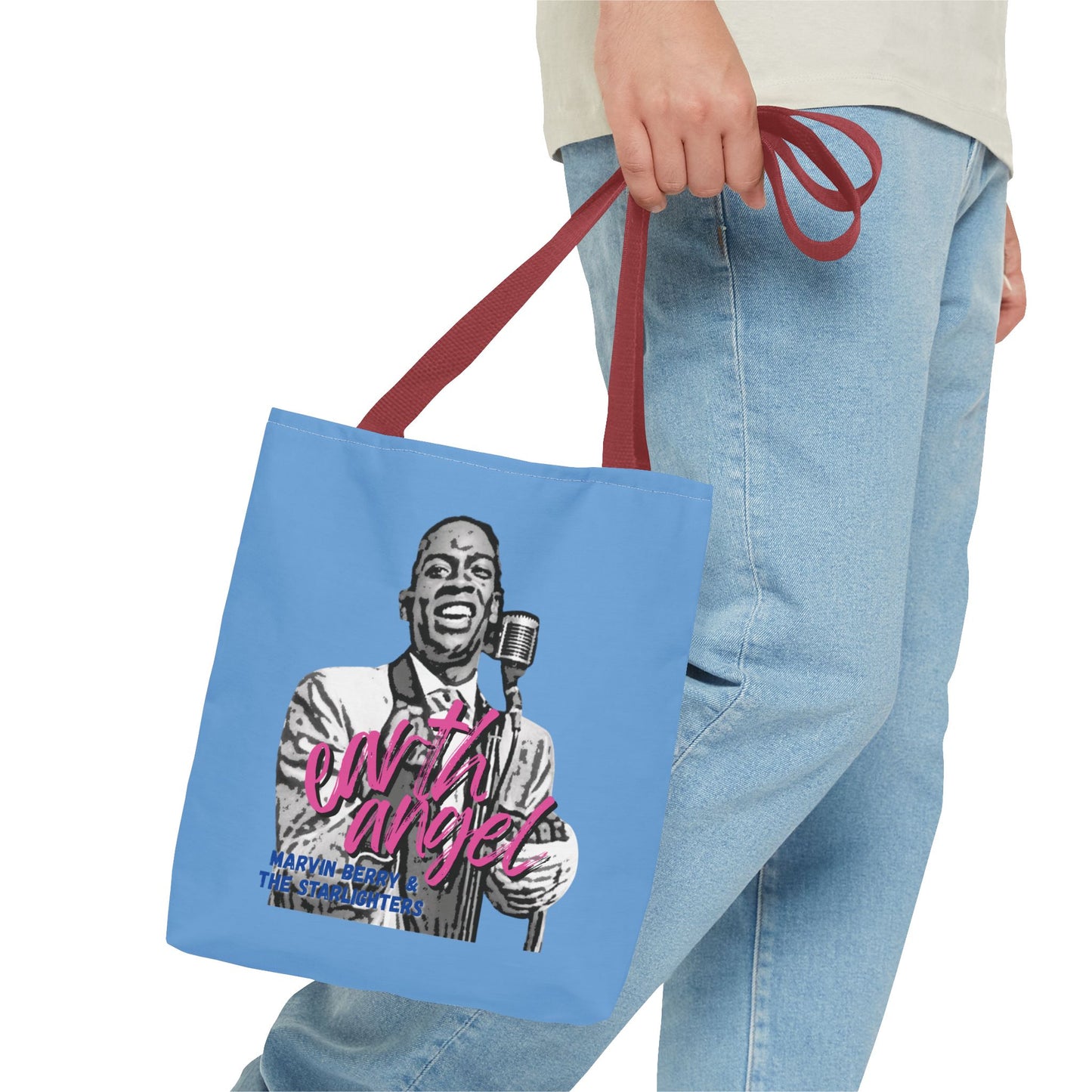 Marvin Berry 'Earth Angel' Tote Bag — Marvin Berry & the Starlighters Graphic Tote