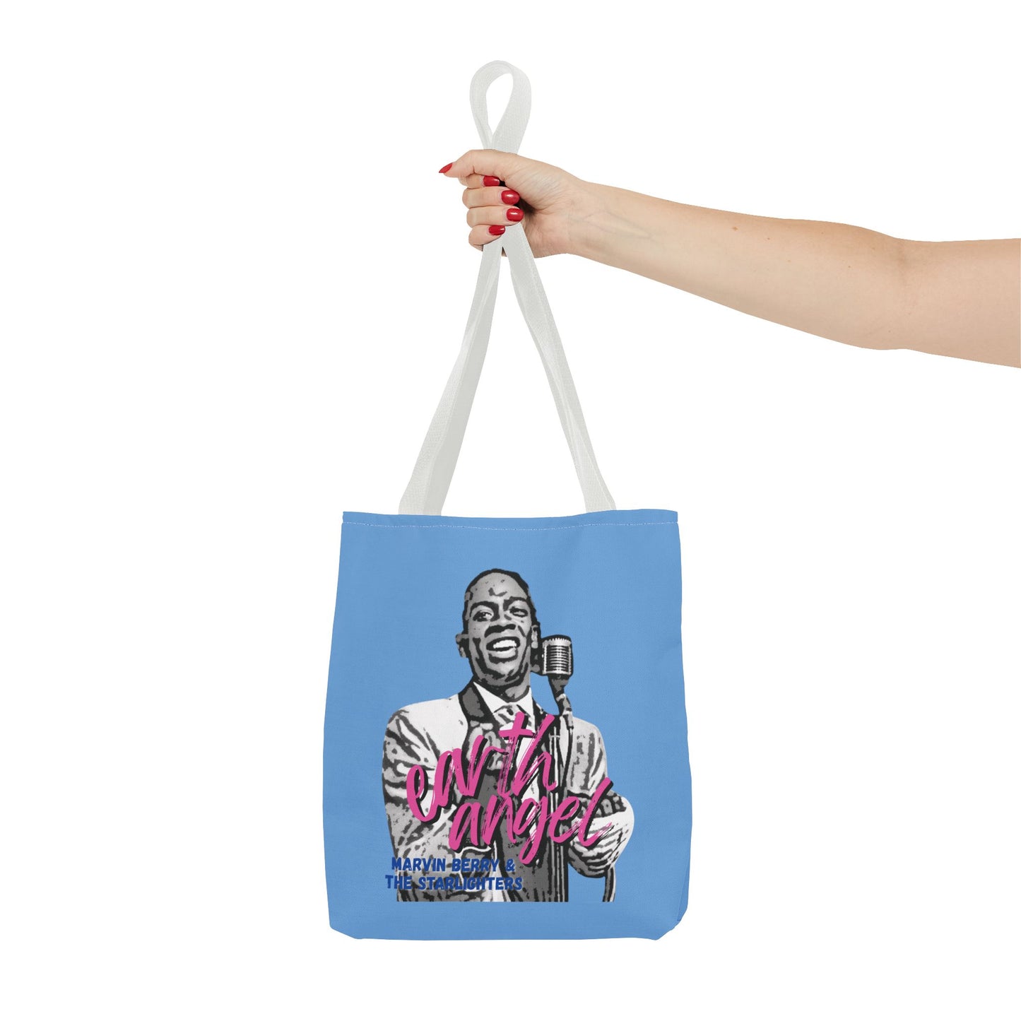 Marvin Berry 'Earth Angel' Tote Bag — Marvin Berry & the Starlighters Graphic Tote