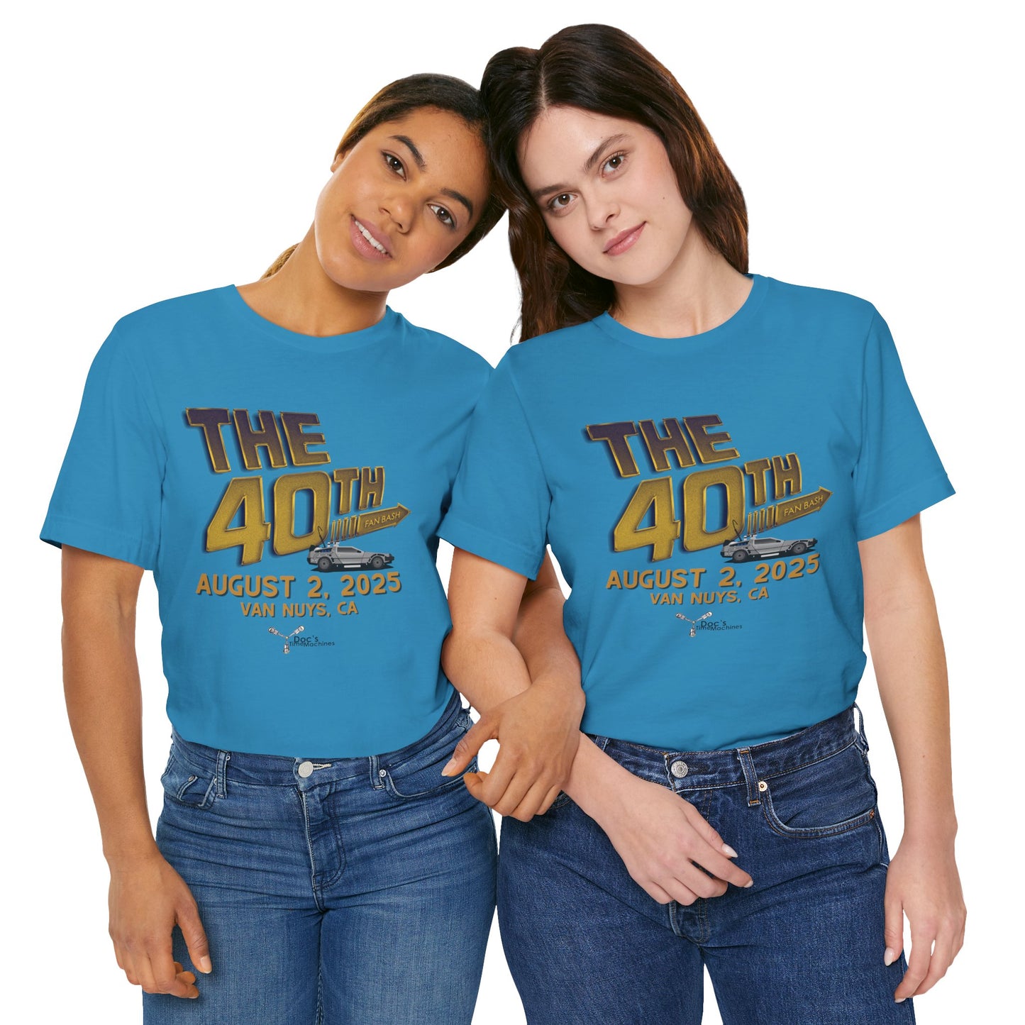 40th Anniversary Fan Bash Celebration Unisex Jersey Short Sleeve Tee