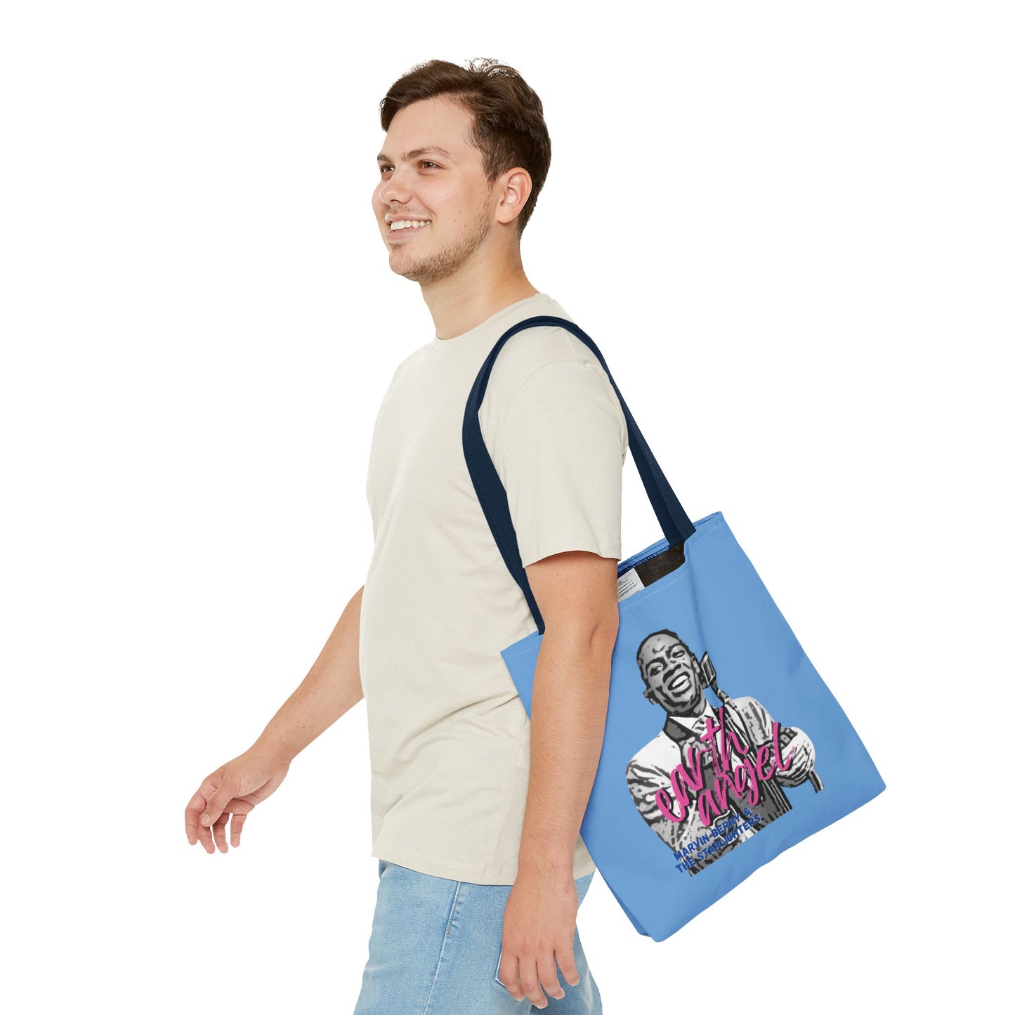 Marvin Berry 'Earth Angel' Tote Bag — Marvin Berry & the Starlighters Graphic Tote