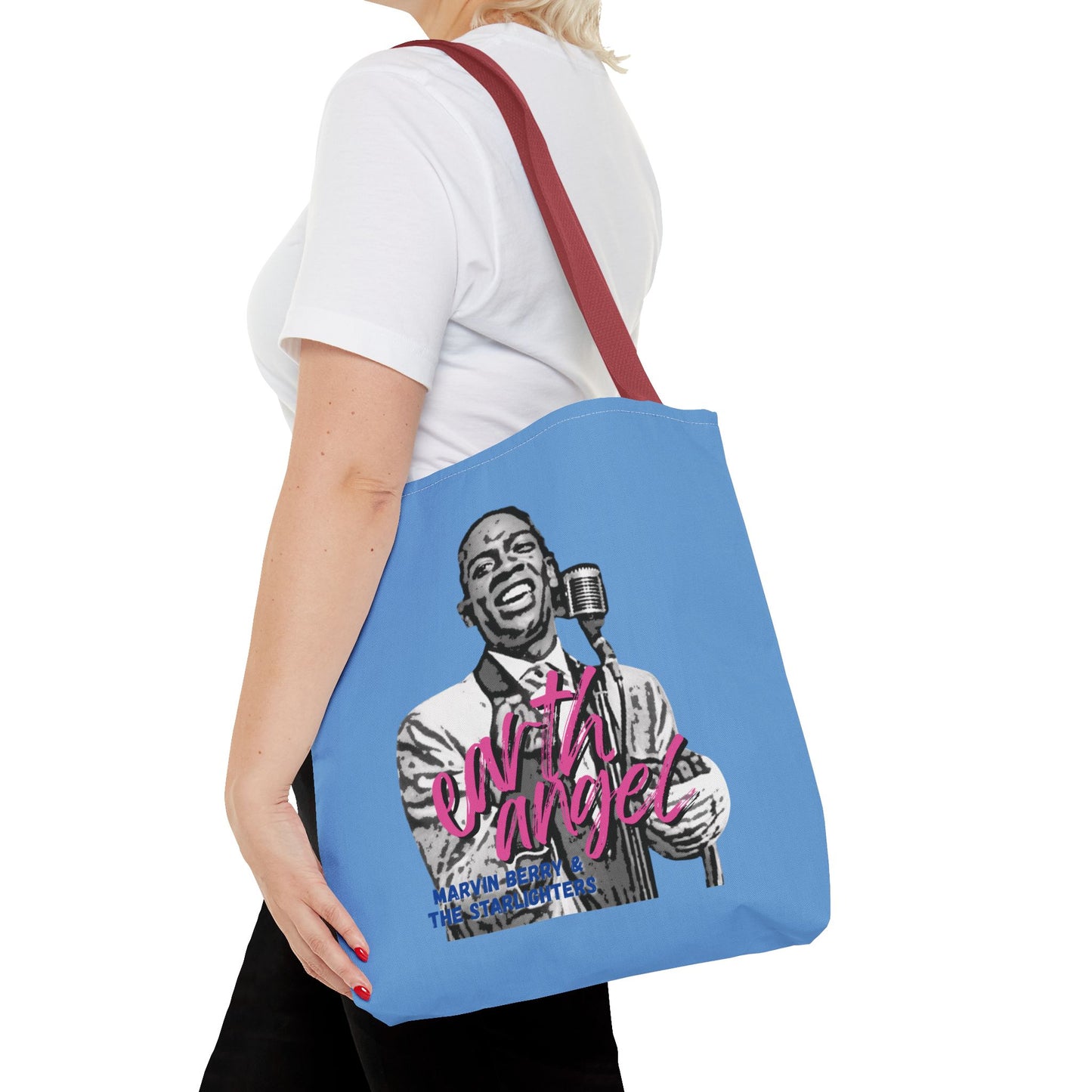 Marvin Berry 'Earth Angel' Tote Bag — Marvin Berry & the Starlighters Graphic Tote