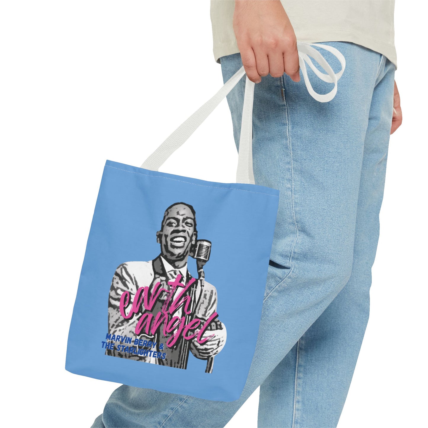 Marvin Berry 'Earth Angel' Tote Bag — Marvin Berry & the Starlighters Graphic Tote