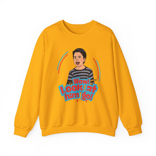 Wow Look at Him Go! Crewneck Sweatshirt