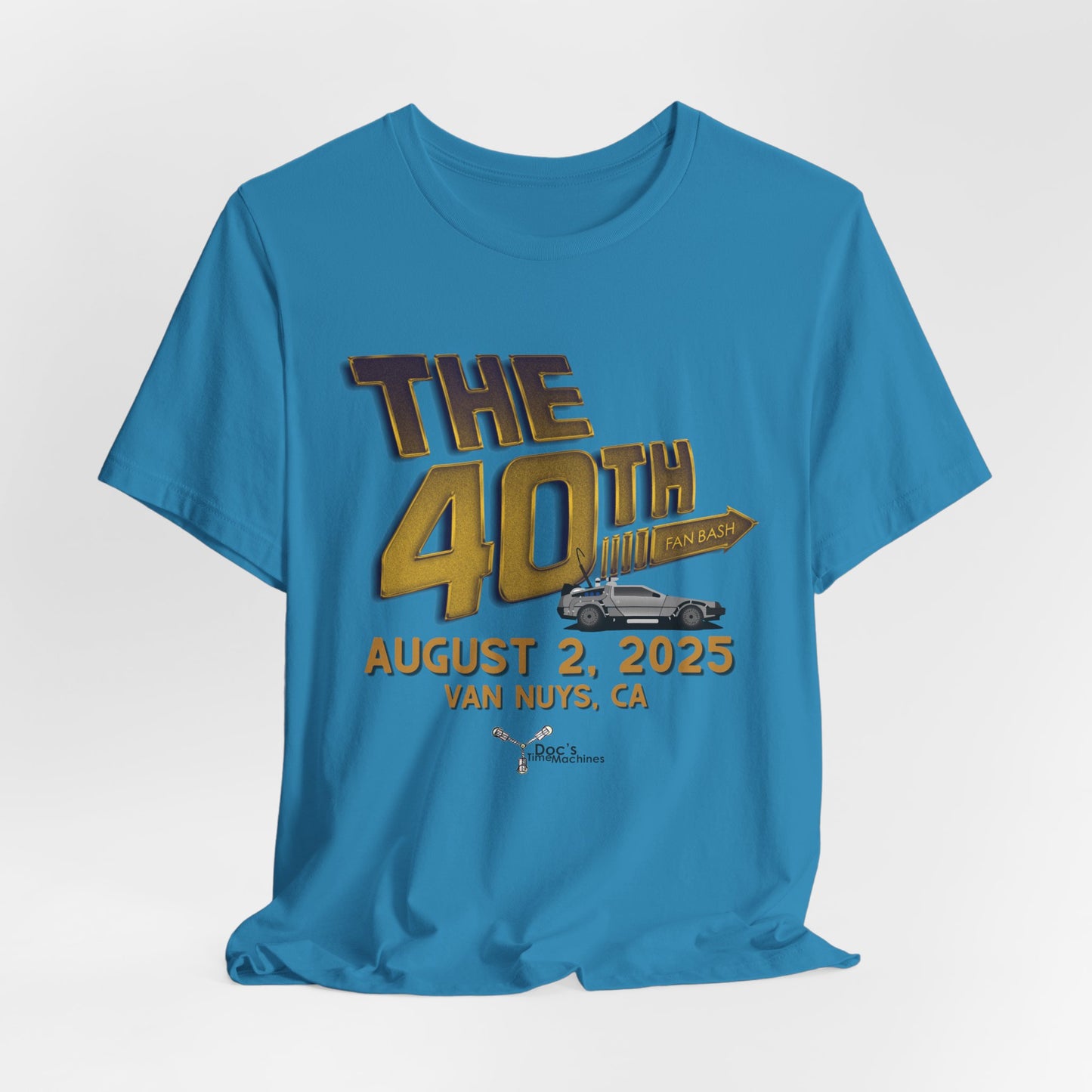 40th Anniversary Fan Bash Celebration Unisex Jersey Short Sleeve Tee