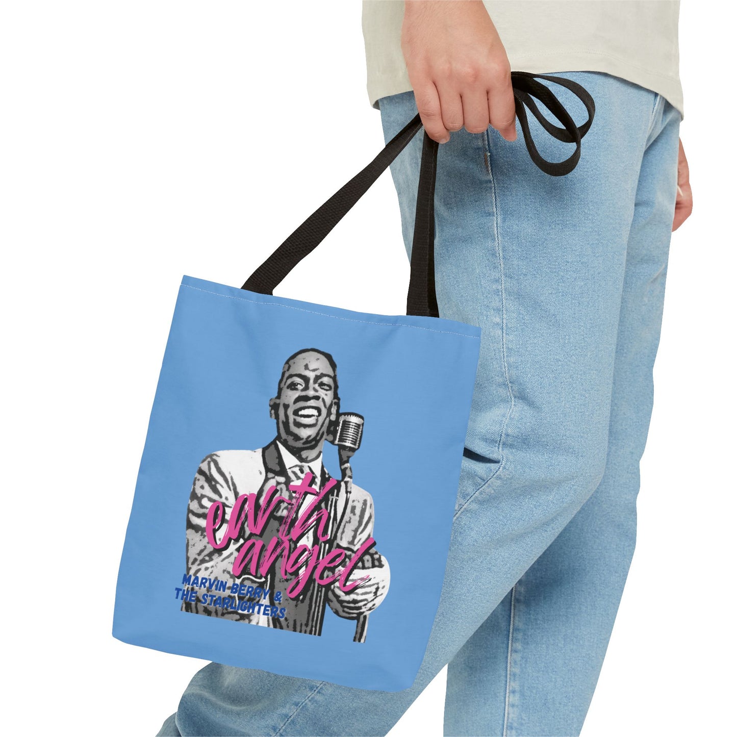Marvin Berry 'Earth Angel' Tote Bag — Marvin Berry & the Starlighters Graphic Tote