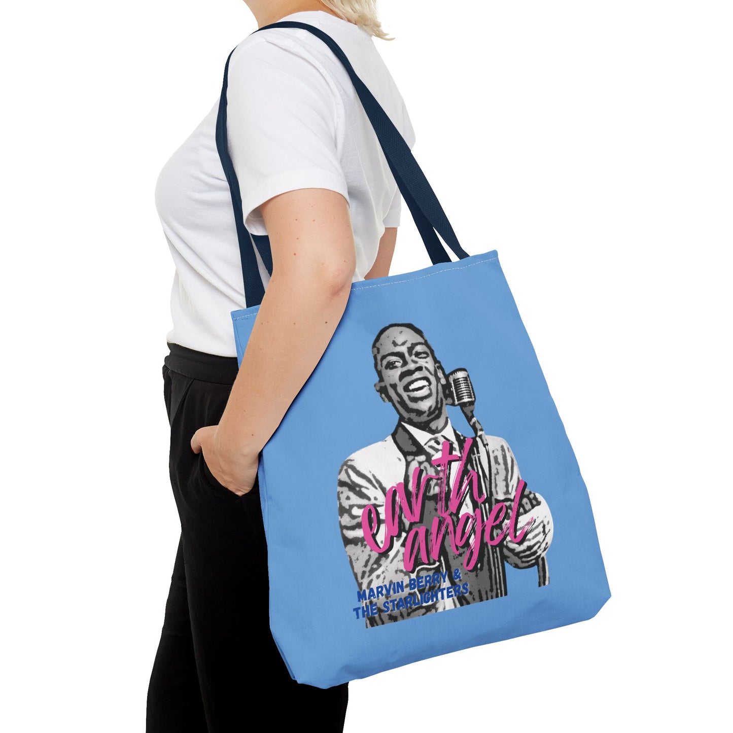 Marvin Berry 'Earth Angel' Tote Bag — Marvin Berry & the Starlighters Graphic Tote