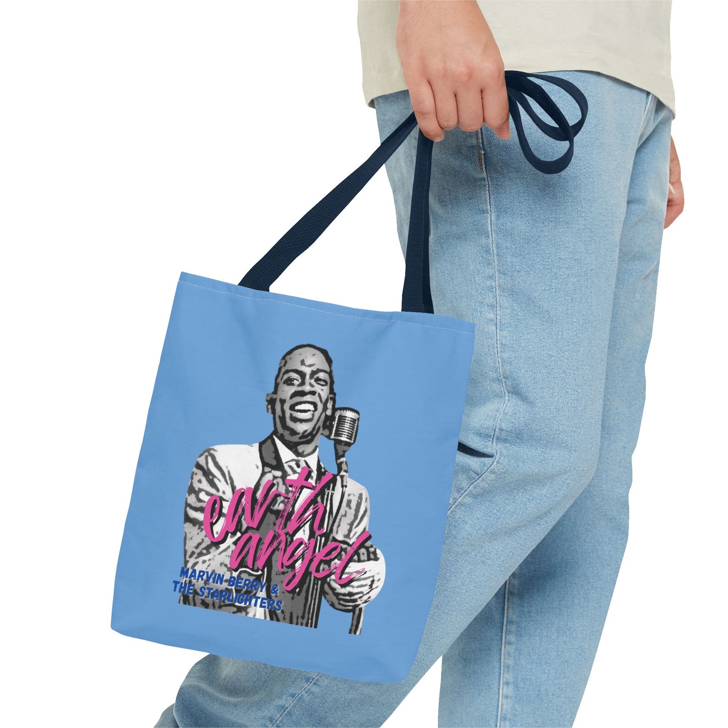 Marvin Berry 'Earth Angel' Tote Bag — Marvin Berry & the Starlighters Graphic Tote