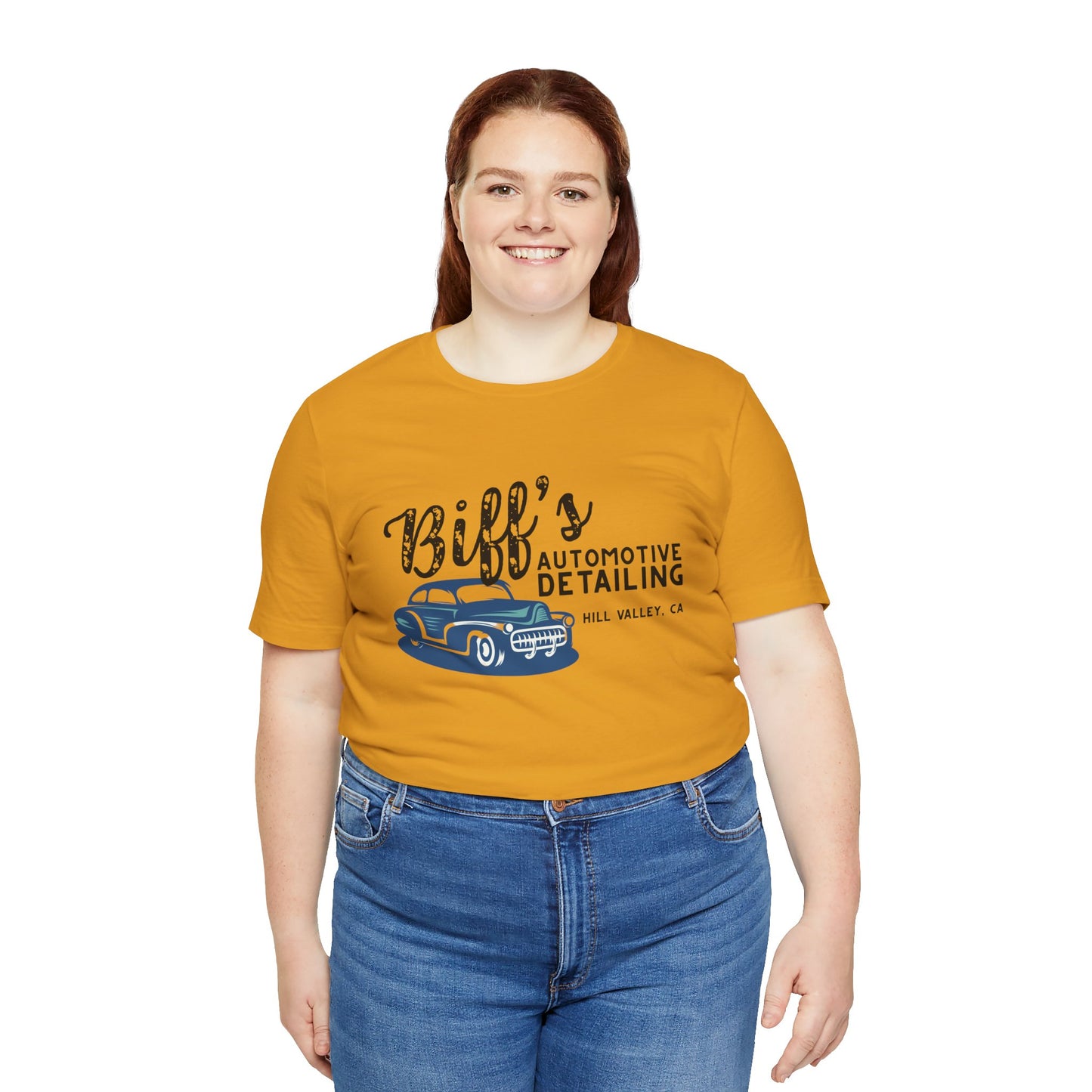 Biff’s Automotive Detailing Graphic Tee | Retro Movie Car Fan Shirt