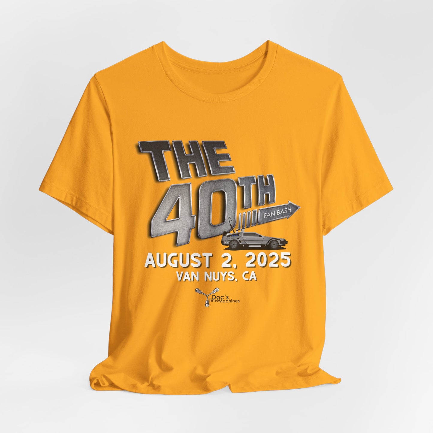 40th Anniversary Fan Bash Celebration Unisex Jersey Short Sleeve Tee