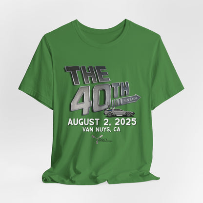 40th Anniversary Fan Bash Celebration Unisex Jersey Short Sleeve Tee