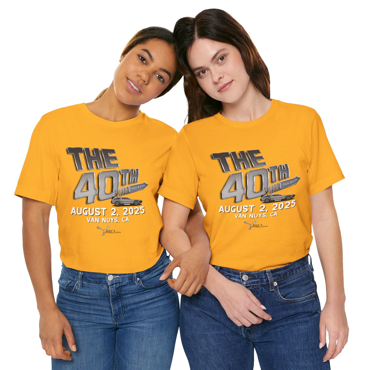 40th Anniversary Fan Bash Celebration Unisex Jersey Short Sleeve Tee