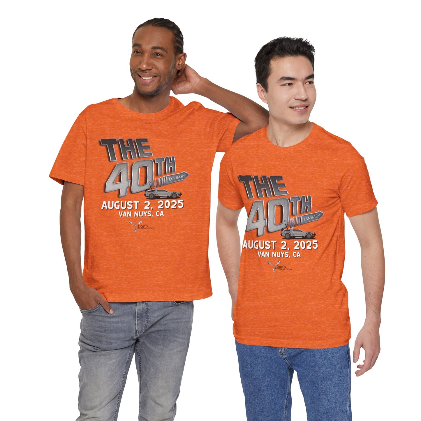 40th Anniversary Fan Bash Celebration Unisex Jersey Short Sleeve Tee