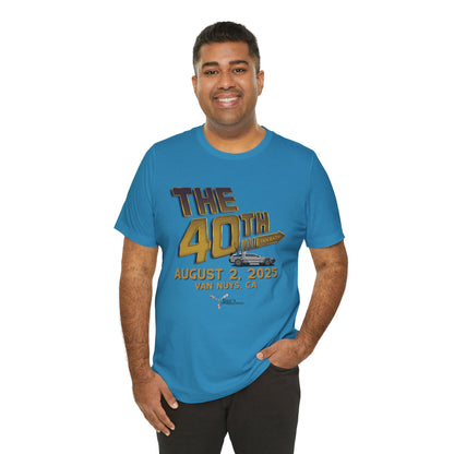 40th Anniversary Fan Bash Celebration Unisex Jersey Short Sleeve Tee