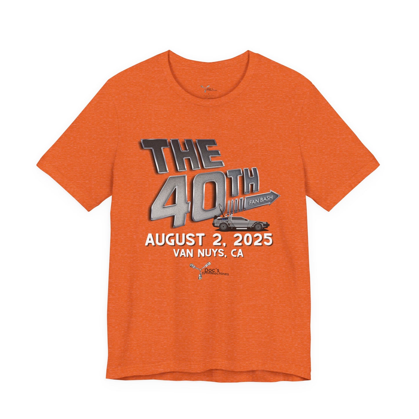 40th Anniversary Fan Bash Celebration Unisex Jersey Short Sleeve Tee