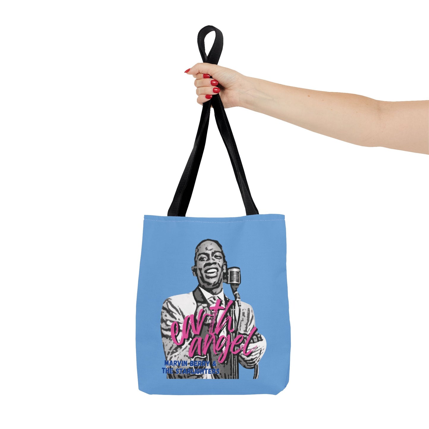 Marvin Berry 'Earth Angel' Tote Bag — Marvin Berry & the Starlighters Graphic Tote