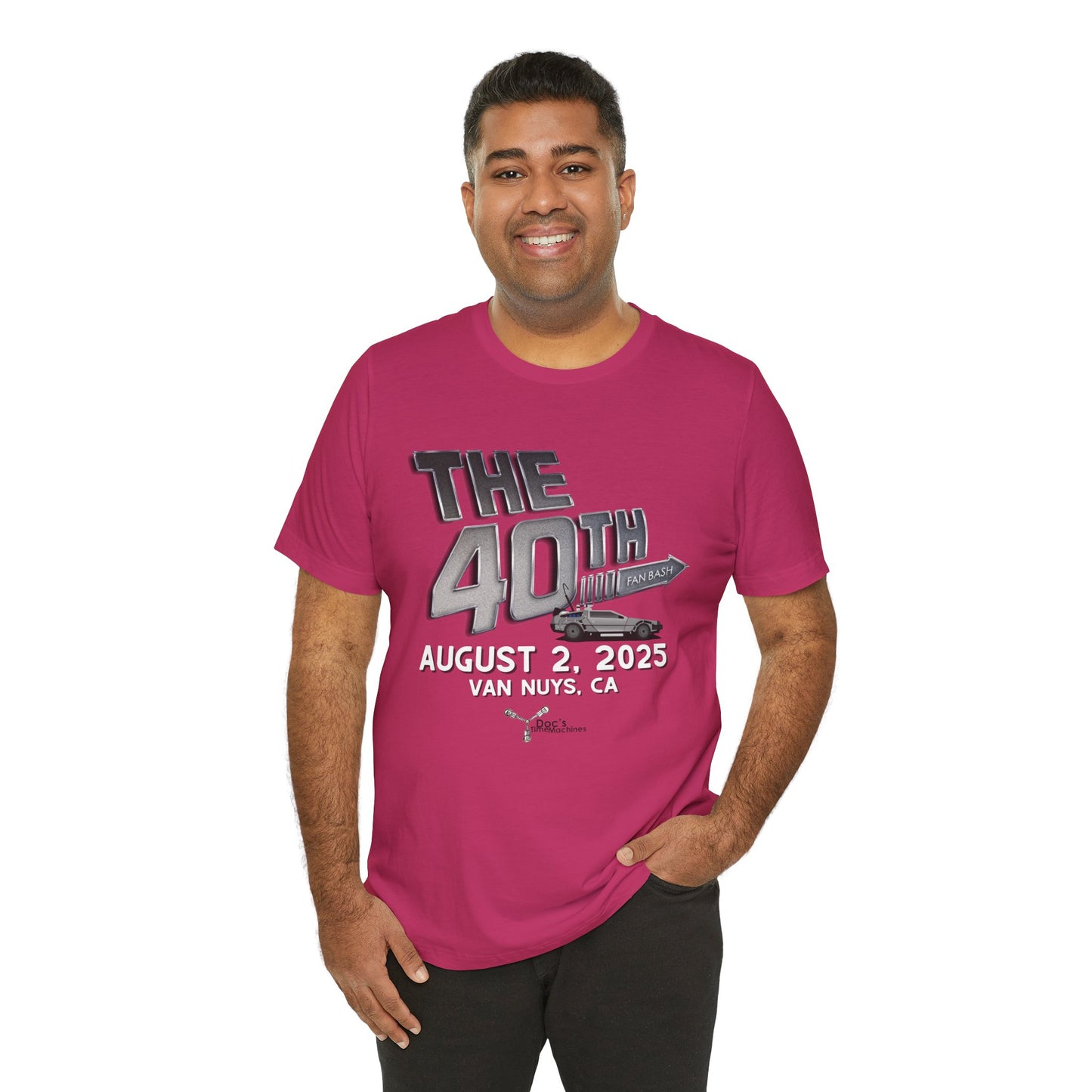 40th Anniversary Fan Bash Celebration Unisex Jersey Short Sleeve Tee