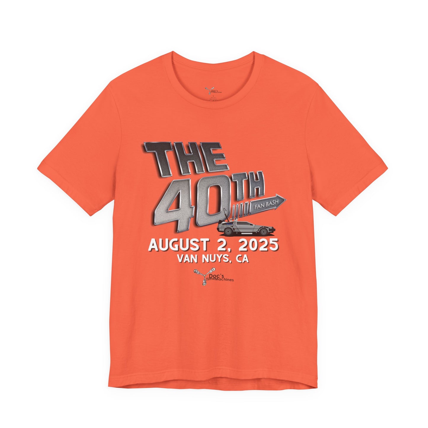 40th Anniversary Fan Bash Celebration Unisex Jersey Short Sleeve Tee