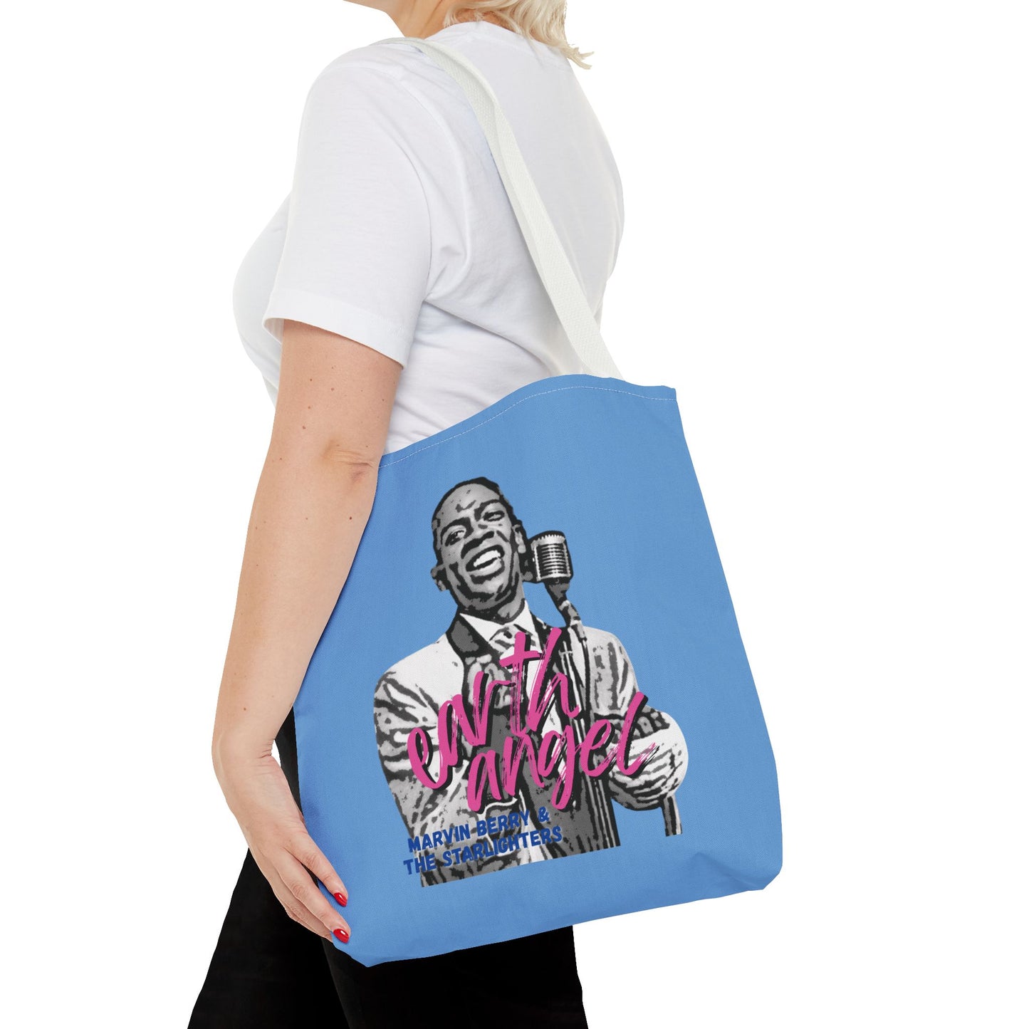 Marvin Berry 'Earth Angel' Tote Bag — Marvin Berry & the Starlighters Graphic Tote