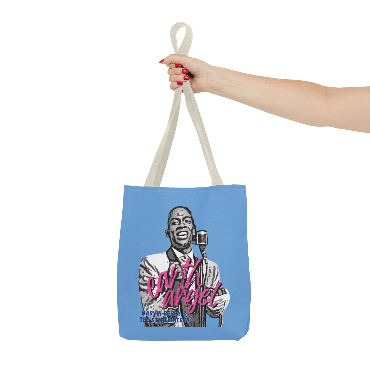 Marvin Berry 'Earth Angel' Tote Bag — Marvin Berry & the Starlighters Graphic Tote