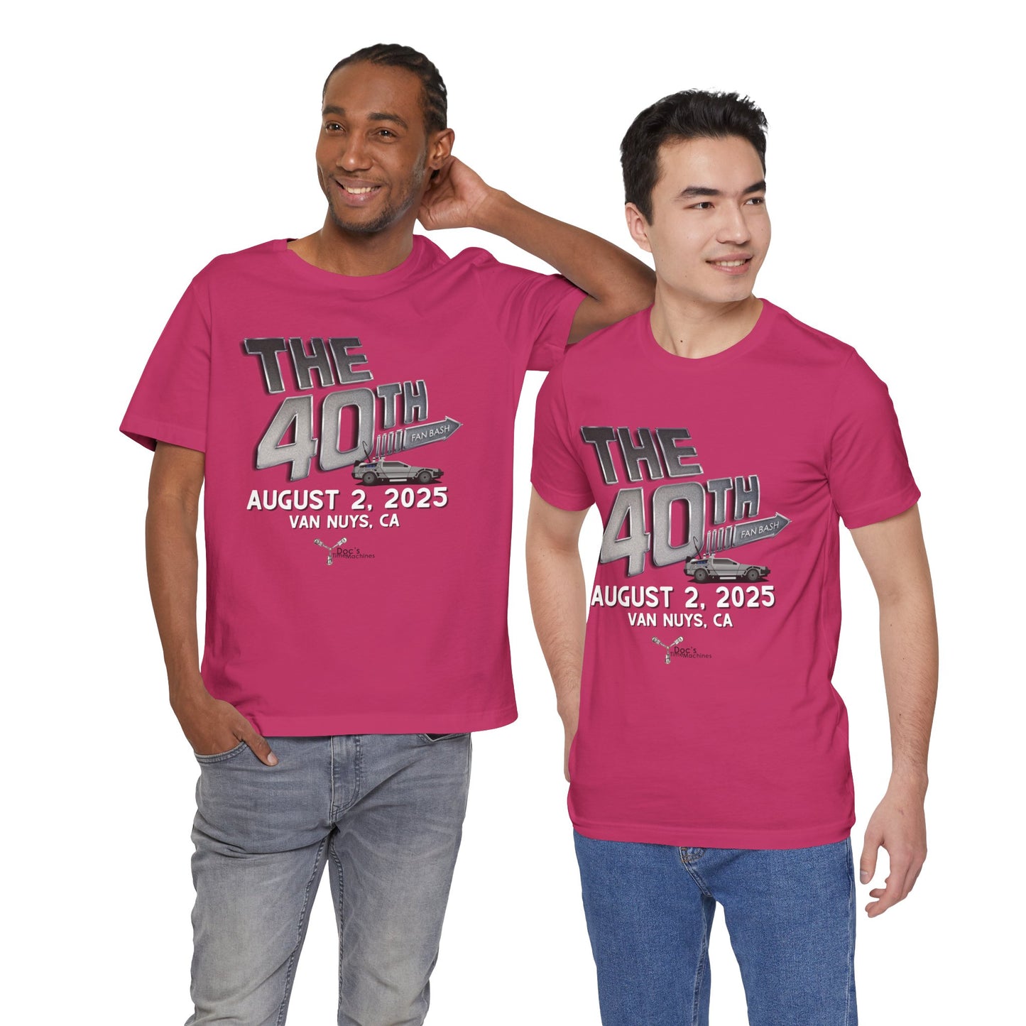 40th Anniversary Fan Bash Celebration Unisex Jersey Short Sleeve Tee