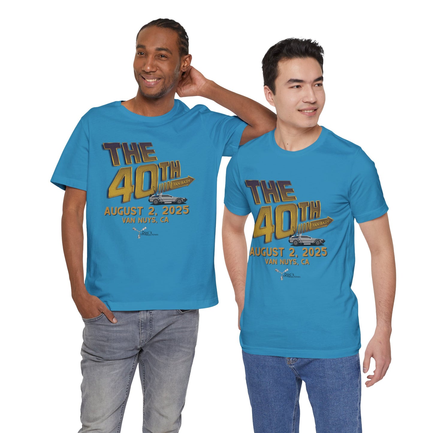 40th Anniversary Fan Bash Celebration Unisex Jersey Short Sleeve Tee