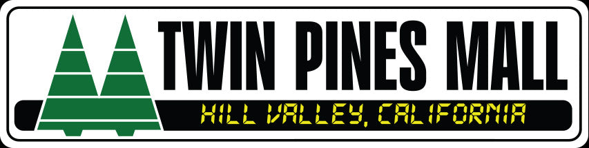 Twin Pines Mall Metal Sign